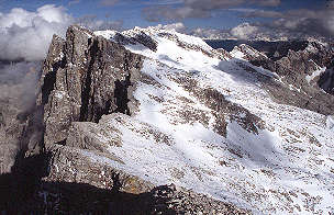 Gipfel der Laliderer Wand von der Laliderer Spitze [Zum Vergrern anklicken]
