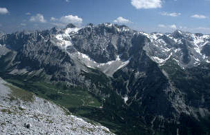 Birkkarspitze und Ödkarspitzen von der Vogelkarspitze [Zum Vergrößern anklicken]