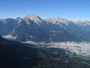 Blick vom Kehlsteinhaus [Zum Vergrößern anklicken]