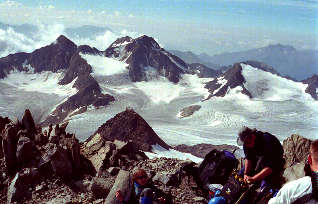 Blick vom Wilden Freiger nach Sden