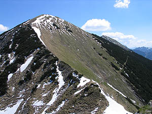 Hölzelstaljoch von Nordwesten [Zum Vergößern anklicken]