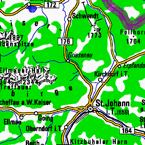 Karte Kaiser Ost