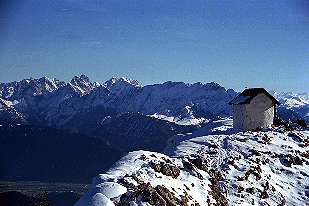 Kaisergebirge vom Brünnstein [Zum Vergrößern anklicken]