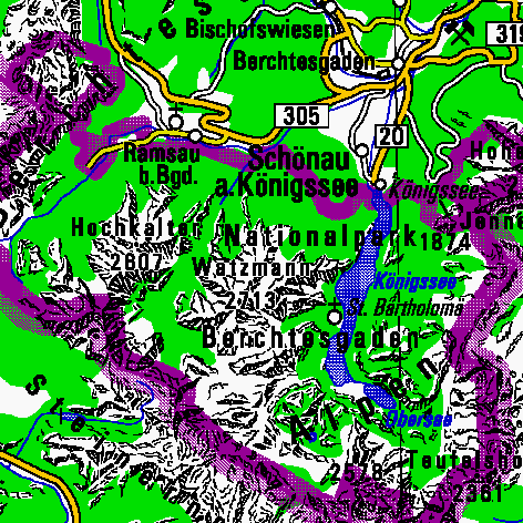 Karte Knigssee
