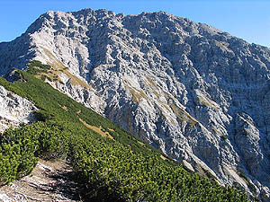 Kreuzspitze von Norden [Zum Vergrößern anklicken]