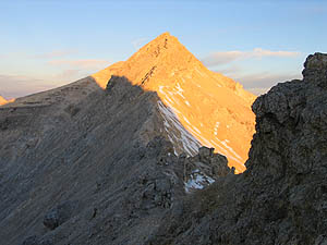 Östliche Ödkarspitze von der Birkkarspitze [Zum Vergrößern anklicken]