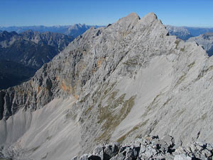 Praxmarerkarspitze (2642 m) von der Kaskarspitze [Zum Vergrößern anklicken]