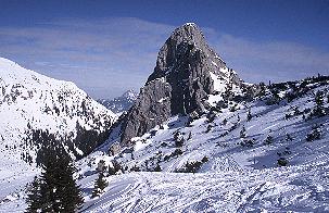 Ruchenköpfe Westwand (15.2.03) [Zum Vergrößern anklicken]