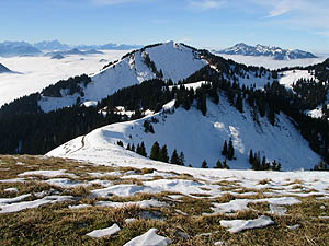 Schönberg von der Hochplatte [Zum Vergrößern anklicken]