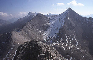 Kleine und Große Seekarspitze von der Breitgriesskarspitze [Zum Vergrößern anklicken]
