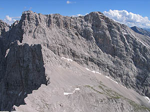 Sonnenspitzen von Westen [Zum Vergrößern anklicken]