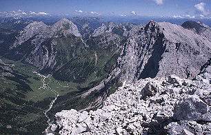 Sonnjoch von der Grubenkarspitze [Zum Vergrößern anklicken]