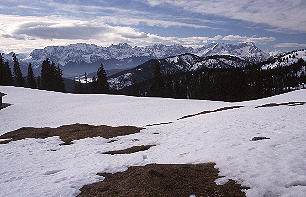 Wetterstein von der Krüner Alm [Zum Vergrößern anklicken]