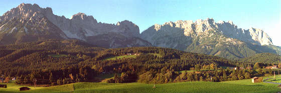 Wilder Kaiser von Süden