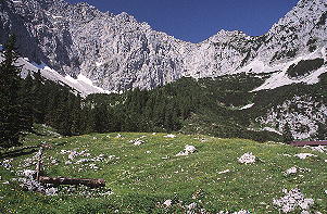 Im Winkelkar auf dem Weg zur Pyramidenspitze [Zum Vergrößern anklicken]