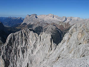 Zugspitze von der Hohen Munde [Zum Vergrößern anklicken]